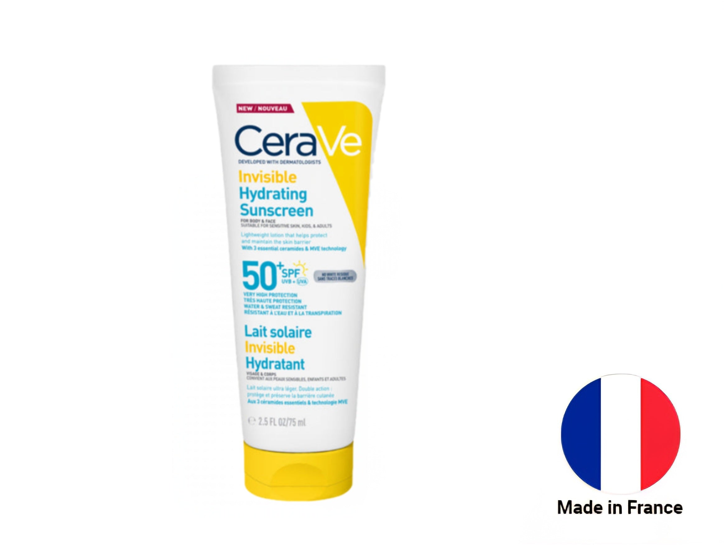 CeraVe Invisible Hydrating Sunscreen SPF50 75ml