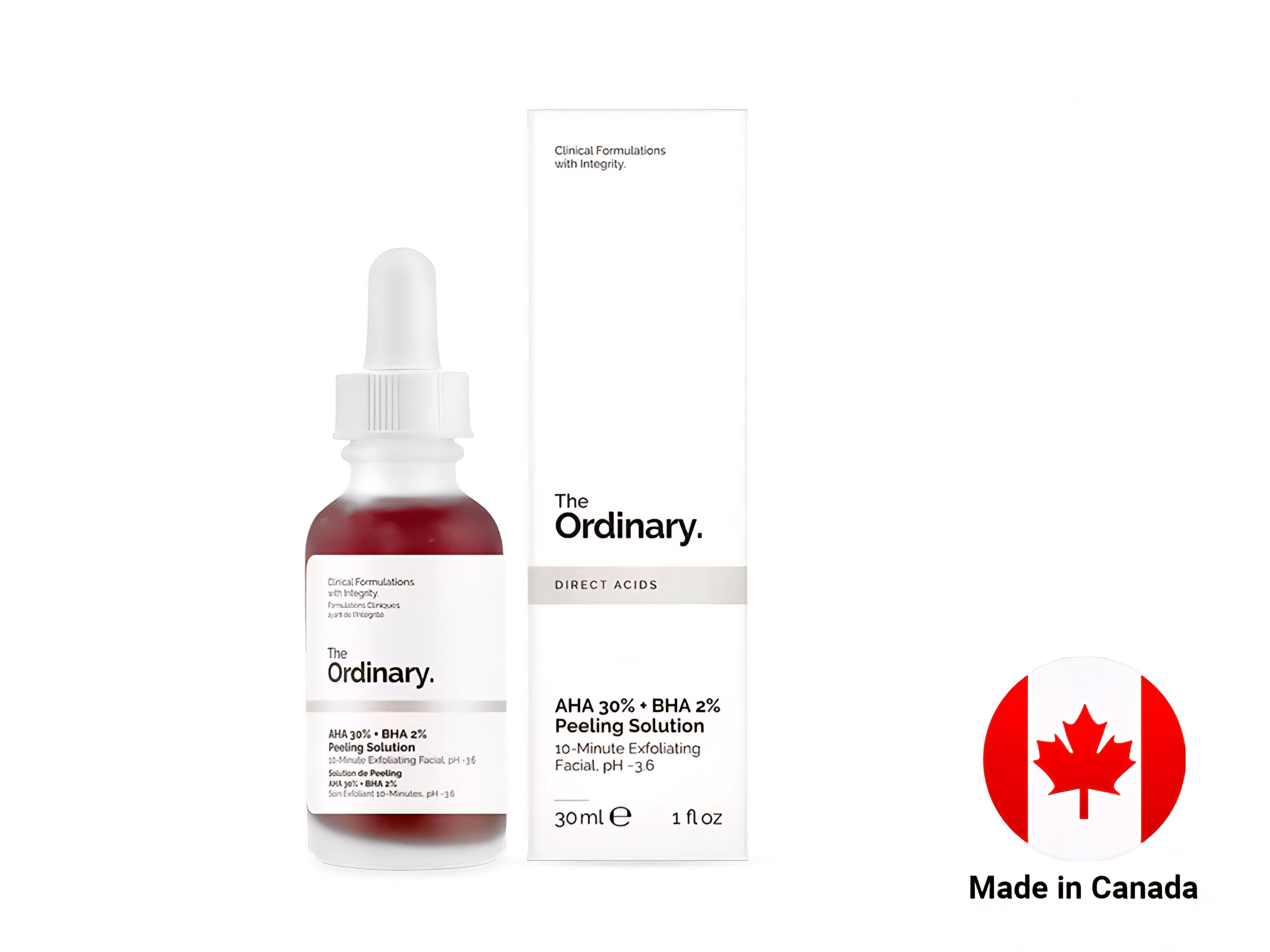 The Ordinary AHA 30% + BHA 2% Peeling Solution