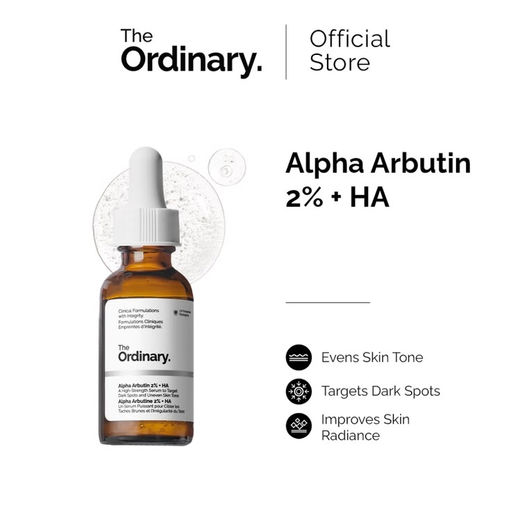 The Ordinary Alpha Arbutin 2% + HA