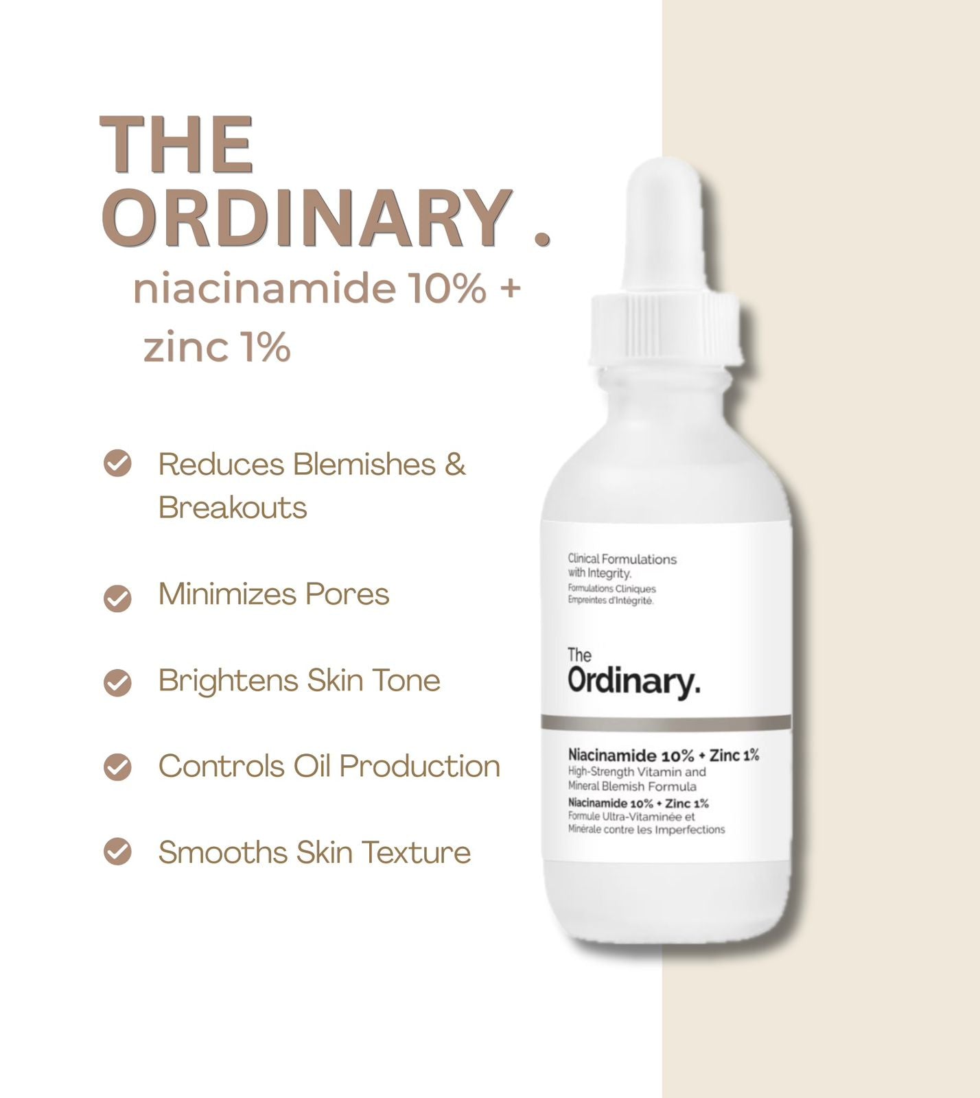 The Ordinary Niacinamide 10% + Zinc 1% Serum
